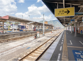 JR四国予讃線終着駅隣接徒歩１分